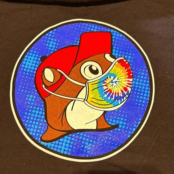 NWT BUC-EES GAS STATION SAY IT! DON’T SPRAY IT! Blk T-Shirt Unisex Size XL - Picture 2 of 6